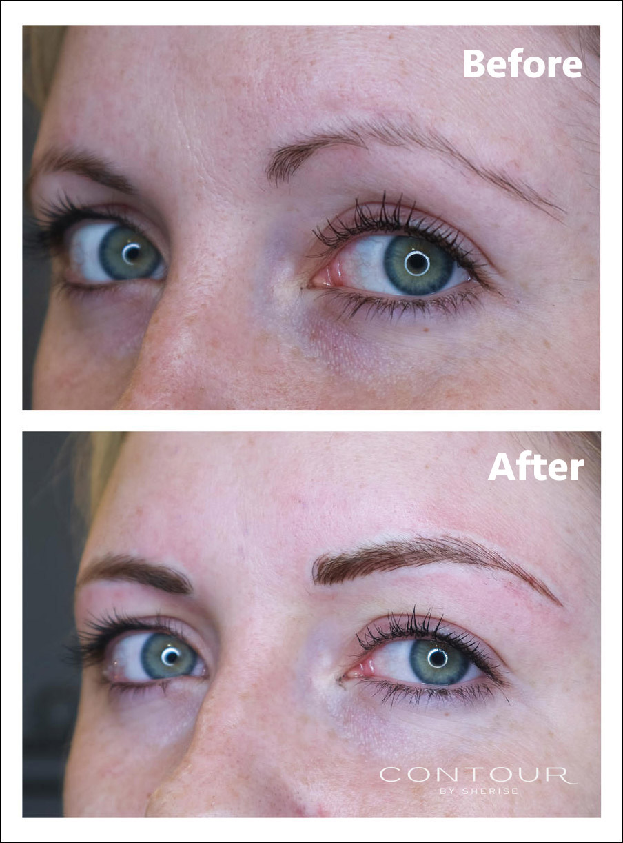 How to avoid semipermanent eyebrows going blue and how to correct them   Beauty Bar